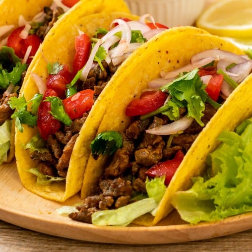 Regular Meat Taco.