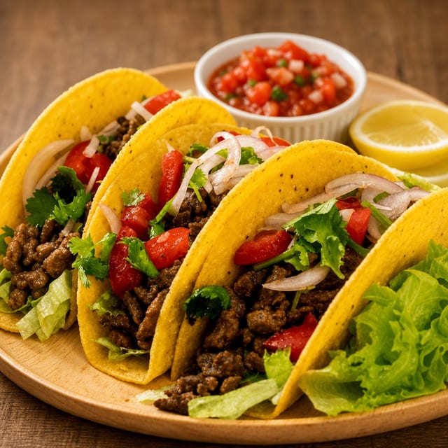 Regular Meat Taco.