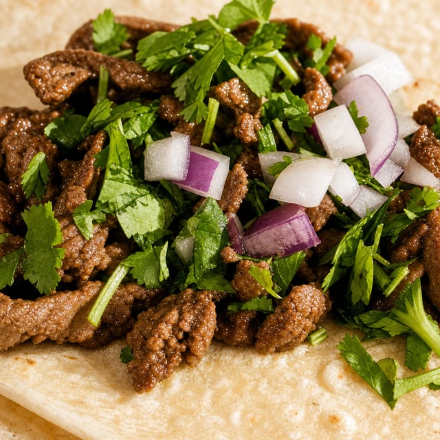 Grilled Meat Taco.
