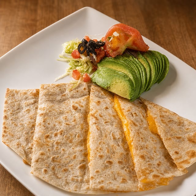 Cheese Quesadilla.