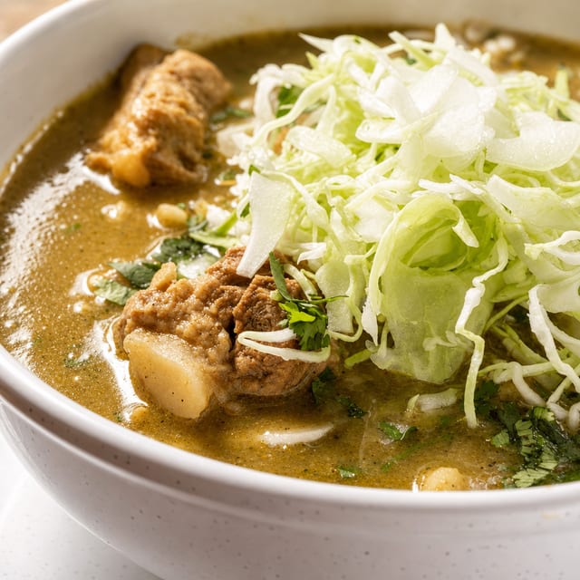 Pozole (Pork & Hominy) Soup.