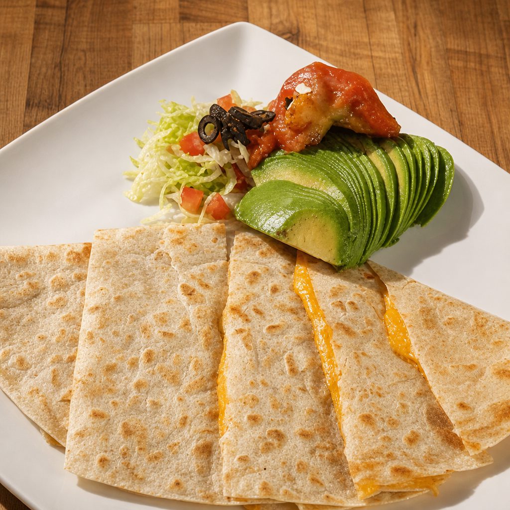 Cheese Quesadilla.