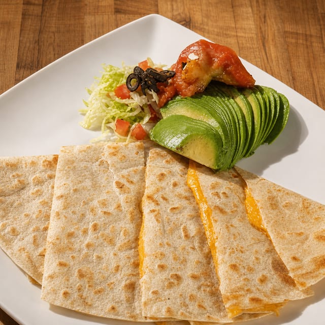 Cheese Quesadilla.